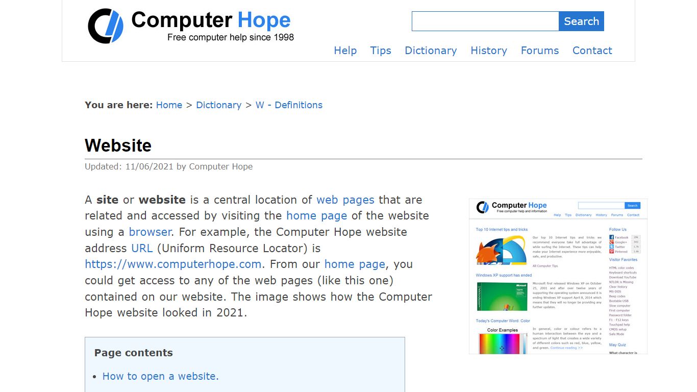 What is a Website? - Computer Hope