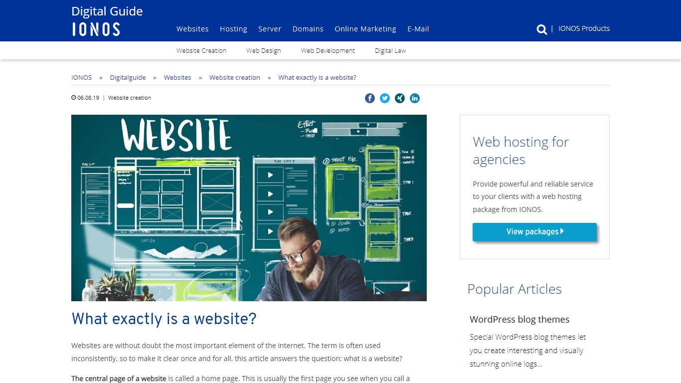 What exactly is a website? - IONOS Digitalguide
